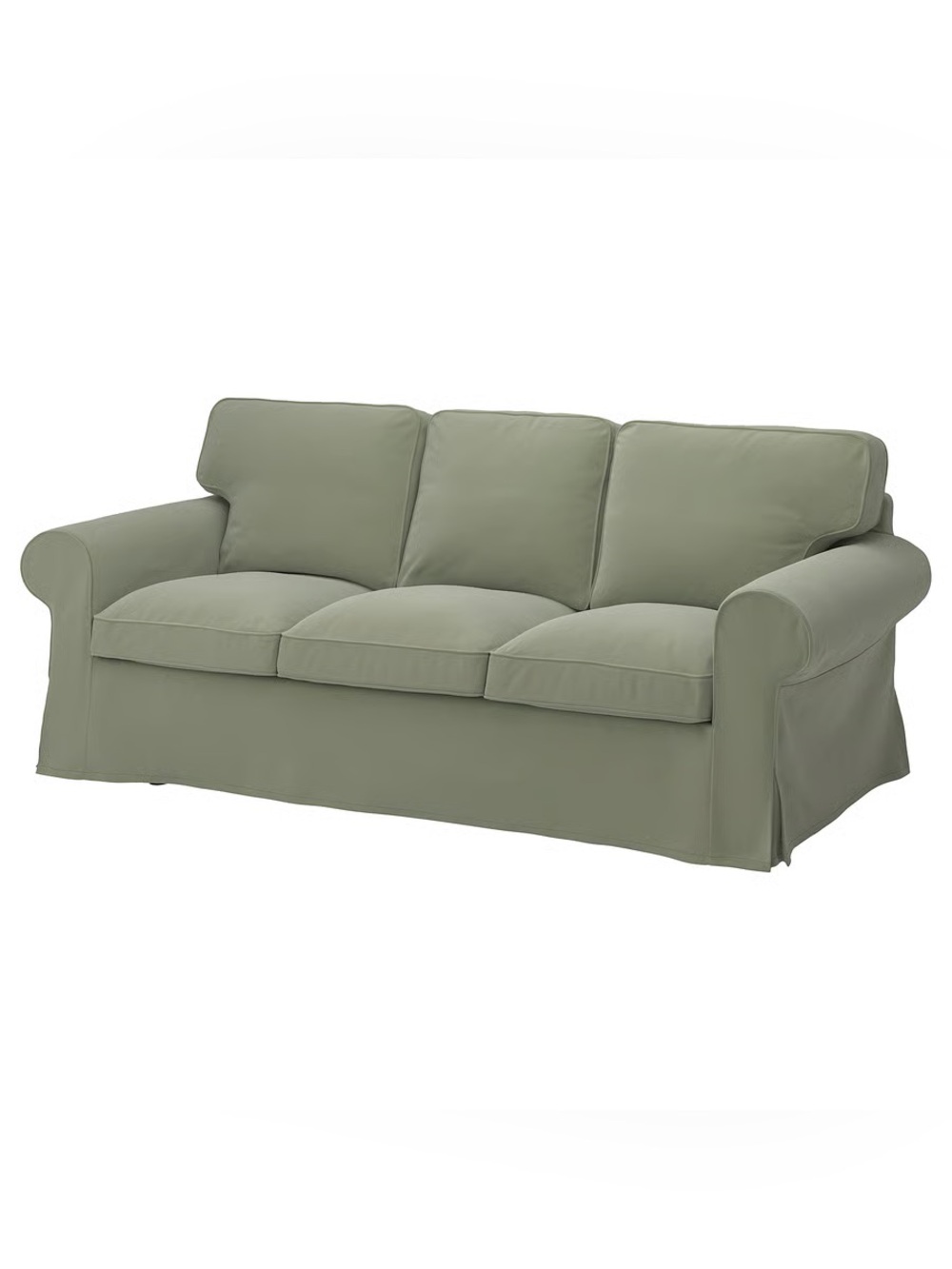 IKEA || Uppland 3 Seat Sofa Cover in Hakebo Gray Green